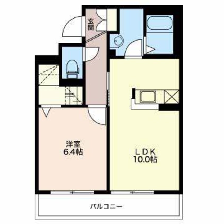 間取図 べレオ笹口