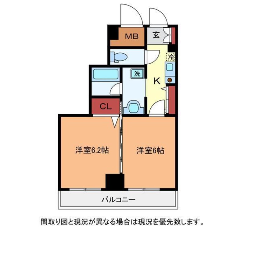 間取図 オセオ弁天