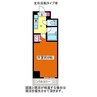 オセオ弁天 1Kの間取り