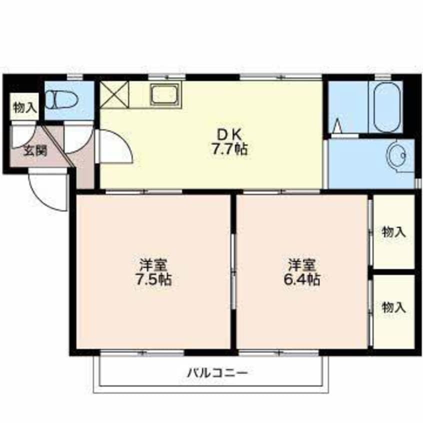 間取図 モンアミ