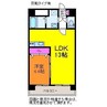 スカイオン本町 1LDKの間取り