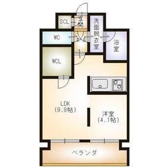 間取図 オクト川端町