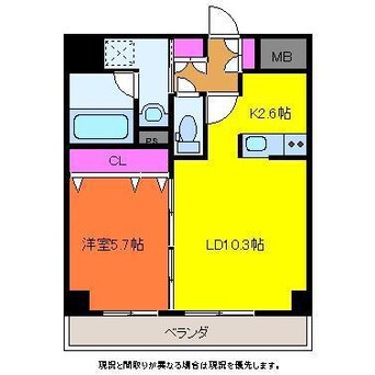 間取図 BUENA米山3丁目