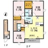 クローバーハウス 3LDKの間取り