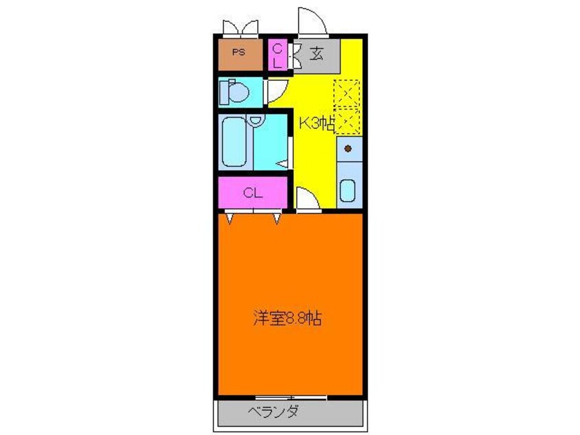 間取図 リバティープラザ花園