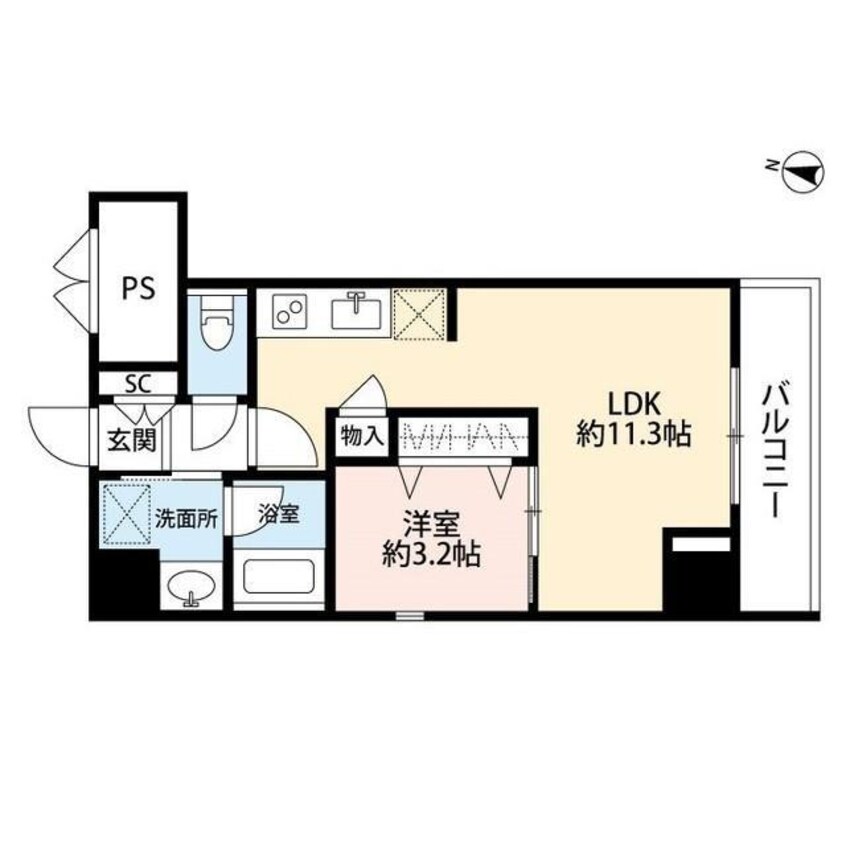 間取図 パークソレイユ弐番館