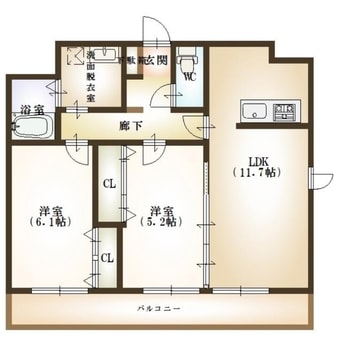 間取図 カーネ米山