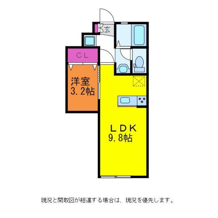 間取図 キーウエスト天神