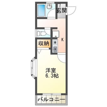 間取図 コーポラス万代