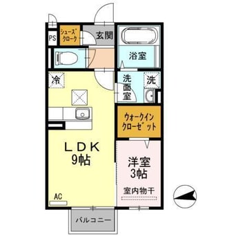間取図 DEARROOMサチ