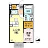 DEARROOMサチ 1LDKの間取り