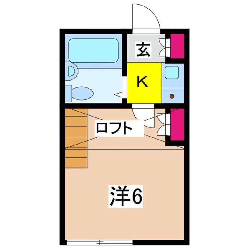 間取図 アビタス関屋