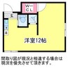 ゆうマンション明石 1Rの間取り