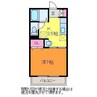 エレーネ花園 1Kの間取り