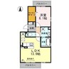 なごみＡ 1LDKの間取り