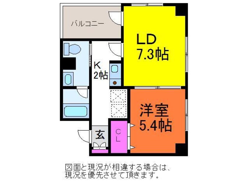 間取図 BUENA西堀通５番町