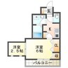 アーバン上大川前 1SKの間取り