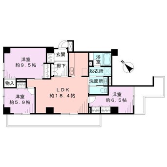 間取図 パルステージ関屋II