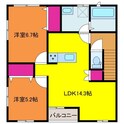 ライラックの間取図