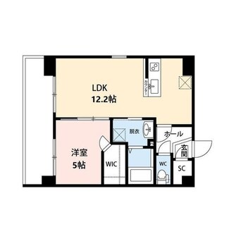 間取図 CUES東万代