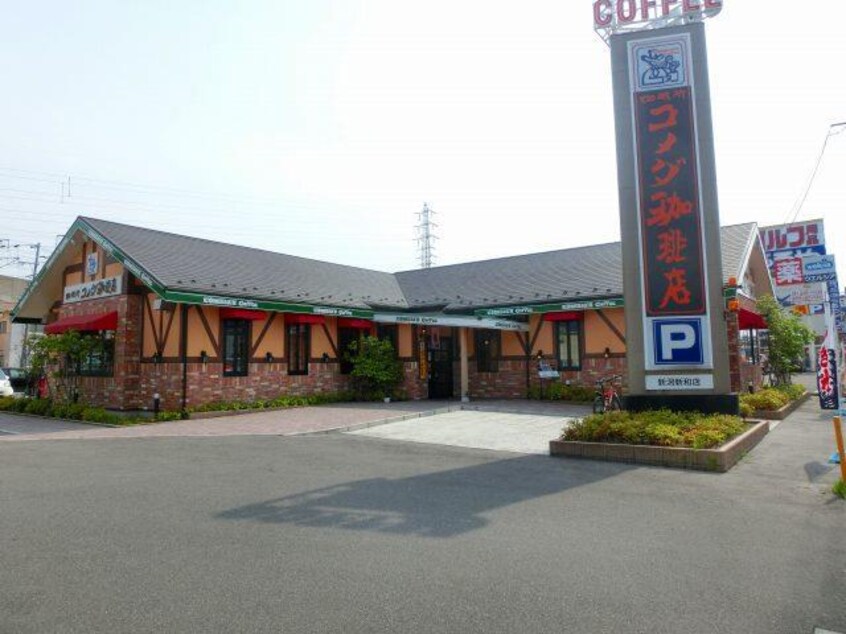 コメダ珈琲店新潟新和店(その他飲食（ファミレスなど）)まで893m ビエンナ