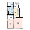 ラーク沼垂西 2Kの間取り
