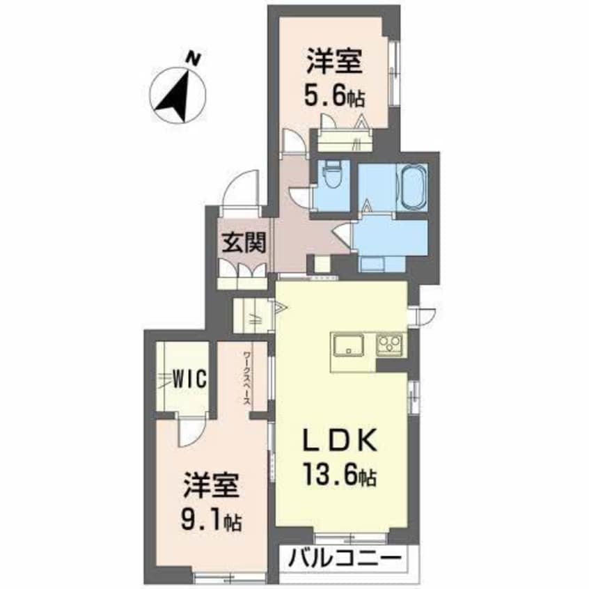 間取図 シャーメゾン上所