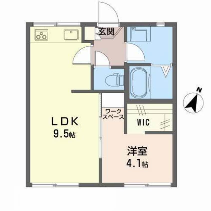間取図 フォーブル下所