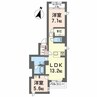 ベレオ天神尾 2LDKの間取り