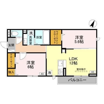 間取図 CLASSEUM幸西II