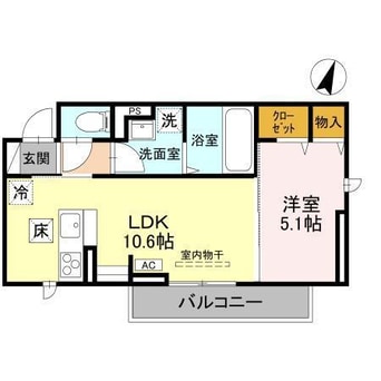 間取図 CLASSEUM幸西III
