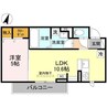 CLASSEUM幸西III 1LDKの間取り