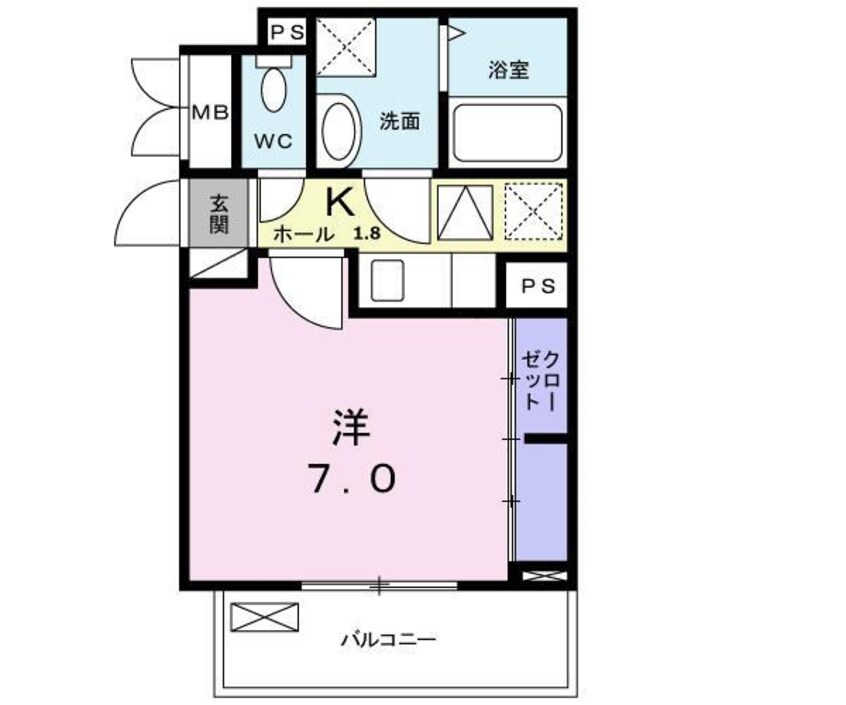 間取図 メゾン・ド・アベニールI