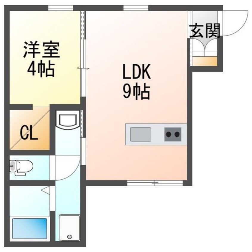 間取図 アーバンブランチ鳥屋野