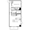シティカレント代官山 1LDKの間取り