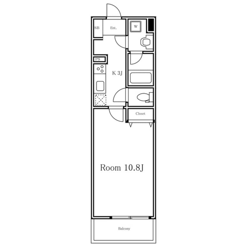 間取図 カーサスプレンディッド代官山