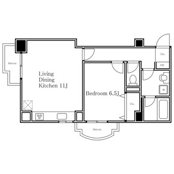 間取図 東急東横線/代官山駅 徒歩8分 2階 築34年