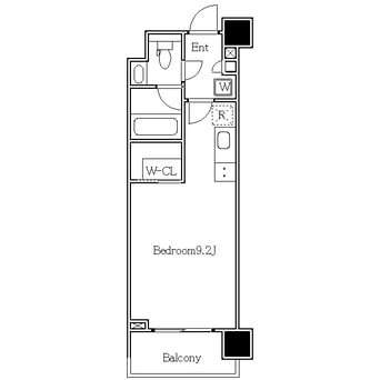 間取図 パークハビオ恵比寿