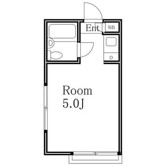 間取図 カスティル渋谷
