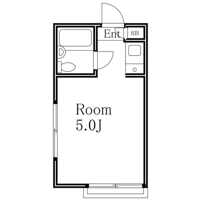 間取図 カスティル渋谷