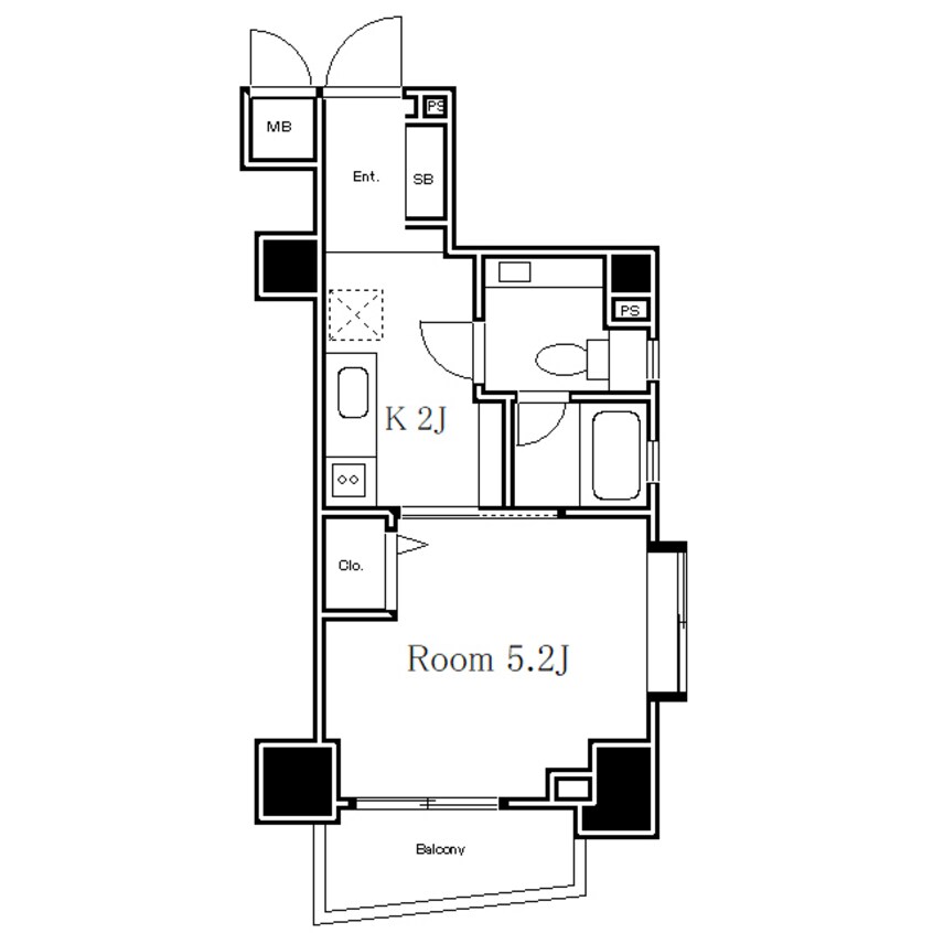 間取図 レジディア恵比寿Ⅲ