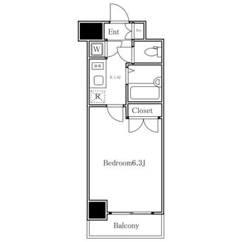 間取図 LaSante広尾