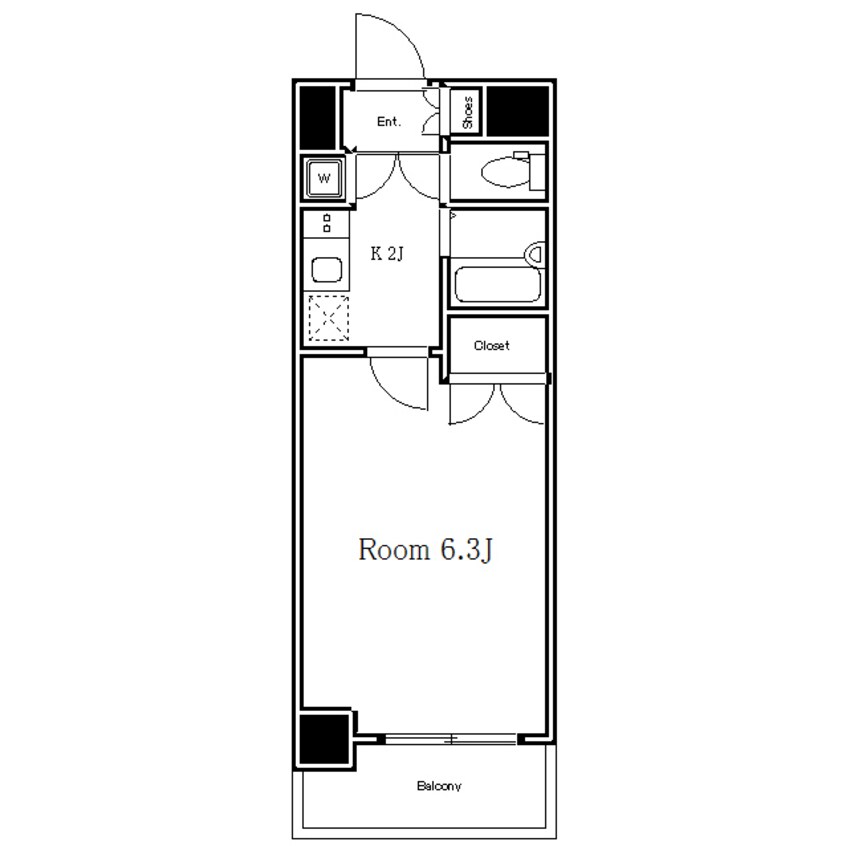 間取図 LaSante広尾
