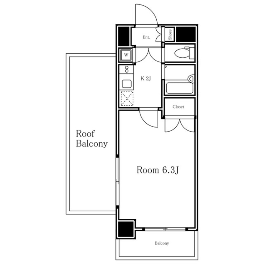 間取図 LaSante広尾