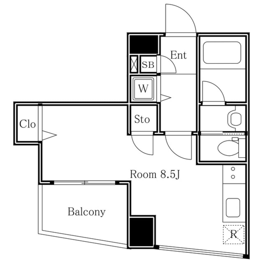 間取図 カメリア広尾