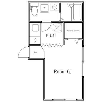 間取図 CLARTE広尾