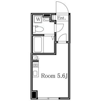 間取図 ルーナクレシェンテ恵比寿