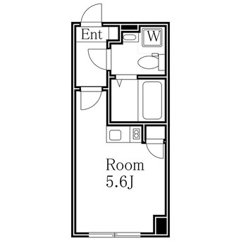 間取図 ルーナクレシェンテ恵比寿
