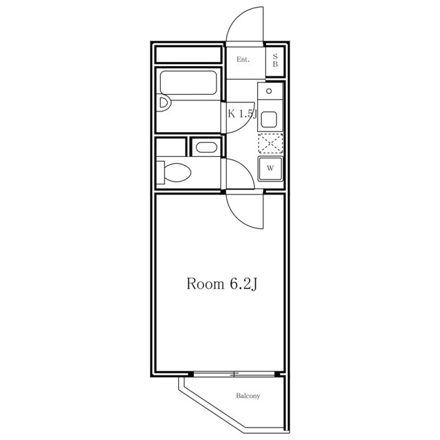 間取り図 カルチェブラン恵比寿