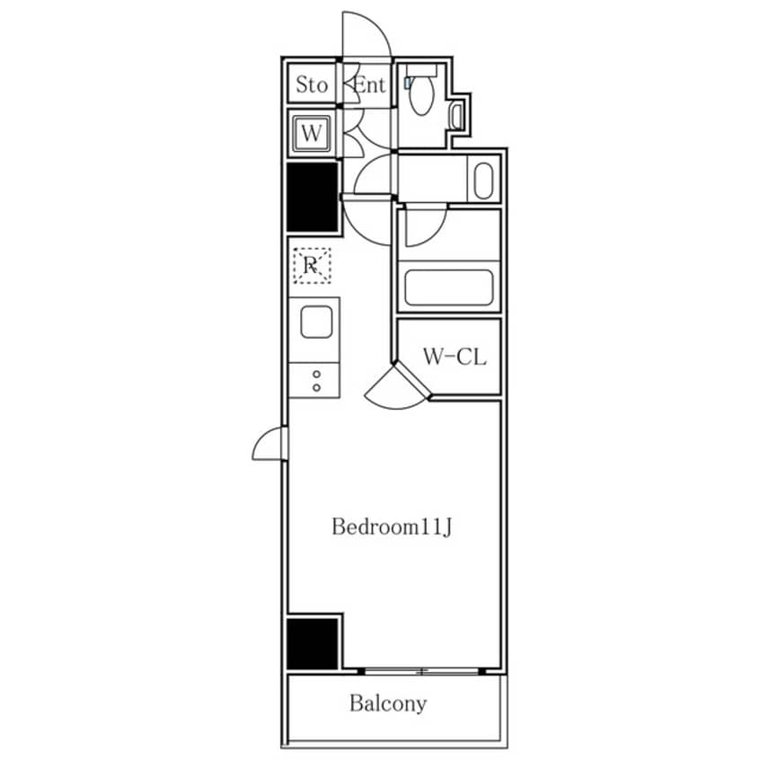 間取図 ザ・パークハビオ恵比寿プレイス
